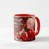'Forever Your Valentine' Combo Mug マグカップ (正面右)