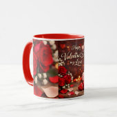 'Forever Your Valentine' Combo Mug マグカップ (正面左)