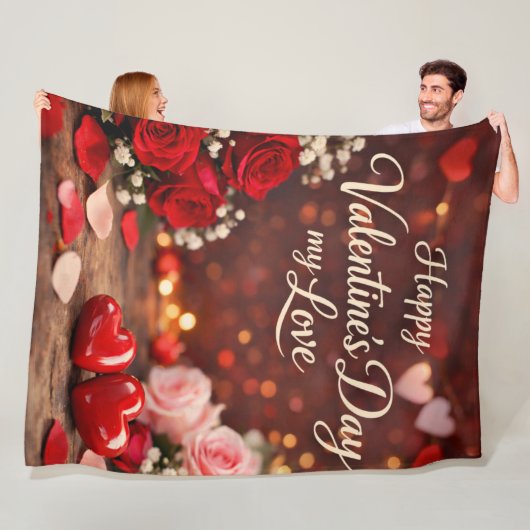 'Forever Your Valentine' Fleece Blanket フリースブランケット (インサイチュ)