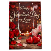 'Forever Your Valentine' Gift Bag ミディアムペーパーバッグ (裏面)