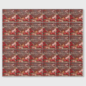 'Forever Your Valentine' Wrapping Paper ラッピングペーパー (フラット)