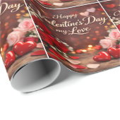 'Forever Your Valentine' Wrapping Paper ラッピングペーパー (ロールコーナー)
