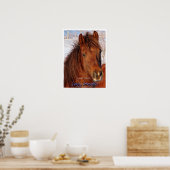 ForeverMorgansは単に抵抗できない馬のポスター ポスター (キッチン)