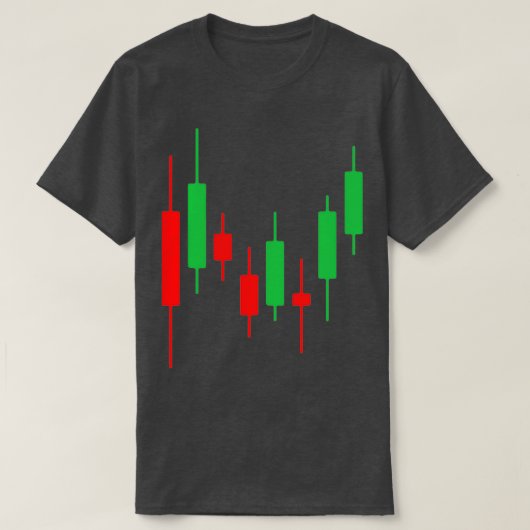 Forexおよび株式市場のトレーダー投資 Tシャツ (デザイン正面)
