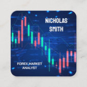 Forexアナリスト スクエア名刺 (正面)