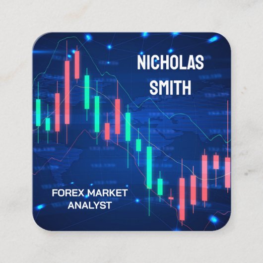 Forexアナリスト スクエア名刺 (正面)