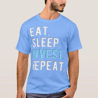 FOREXトレーダーeatsleepInvesterpeat Tシャツ