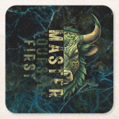 Forexマインドセット | 動機 | 強気市場 スクエアペーパーコースター (正面)