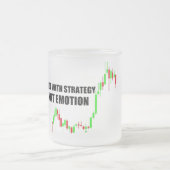 Forex Dayトレーダーコレクションマグ フロストグラスマグカップ (中央)