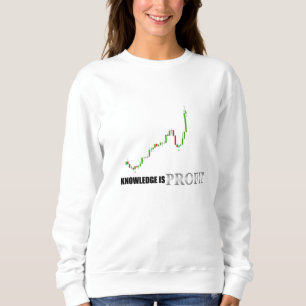 Forex KnowledgeはTシャツで利益を得る スウェットシャツ