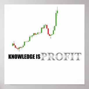 Forex Knowledge Is Profitポスター ポスター