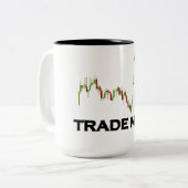 Forex Trade Me ツートーンマグカップ (正面左)