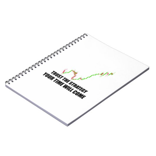 Forex Traderスパイラル写真ノート ノートブック (左側)