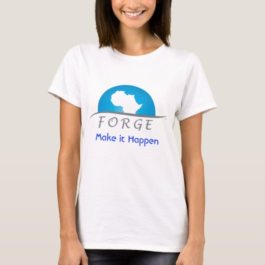 FORGEウィメンズフィット長袖ティー Tシャツ (正面)