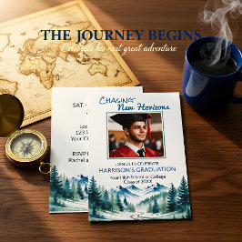 Forge Your Own Path Adventure Grad Party 招待状