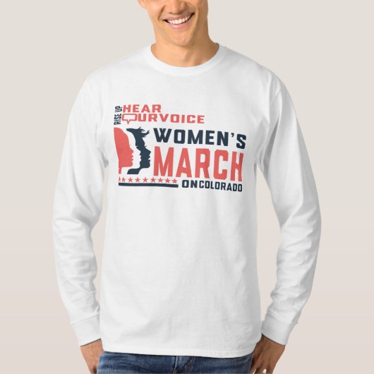 Forged Women March & Unite on colorado Tシャツ (正面)
