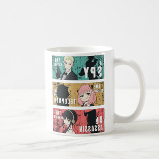 Forger一家アニメポップアートパネルデザイン コーヒーマグカップ