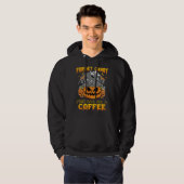 Forget Candy Just Give Me A Coffee Skeleton Pumpk パーカ (正面フル)