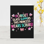 Forget glass slippers this princess wears scrubsFo カード (黄色い花)