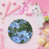 *Forget-Me-Not*のパーティーのプレート ペーパープレート (パーティー)