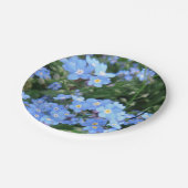 *Forget-Me-Not*のパーティーのプレート ペーパープレート (アングル)