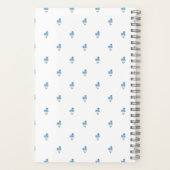 Forget Me Not Flower Personalized Journal Notebook ノートブック (裏面)