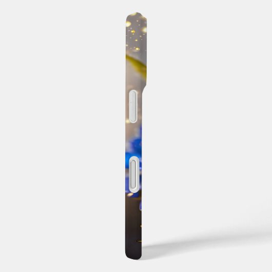 Forget-me-not flower with gold accents Case-Mate iPhoneケース (裏面 / 右)