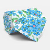 Forget me not seamless pattern ネクタイ (ロール)