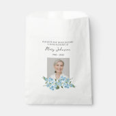 Forget me not Seed Packet Memorial Funeral フェイバーバッグ (正面)