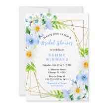 Forget Me Nots and Daisies ブライダルシャワー