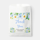 Forget-Me-Nots and Daisies Floral Wedding フェイバーバッグ (正面)