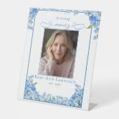 Forget-me-nots In Loving Memory Tribute Remebrance 台座サイン (正面)