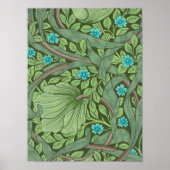 Forget-Me-Nots, Wallpaper by William Morris ポスター (正面)