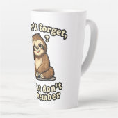 Forget or Remember カフェラテマグ (右アングル)