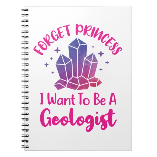 Forget Princess I Want to Be a Geologist ノートブック (正面)