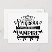 Forget Princess, I Want to be a Vampire  ポストカード (正面/裏面)