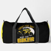 Forget The Bike Ride Biker ダッフルバッグ (正面)