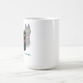 Forgetful Black Cat Meme Coffee Mug コーヒーマグカップ (中央)