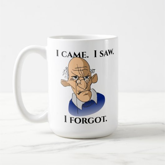 Forgetful Mug コーヒーマグカップ (左)