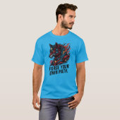ForgeYour Own Path Cyber Wolf T-Shirt – Pathfinder Tシャツ (正面フル)