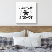 Forging Hobby | Blacksmith Craft Work Forge Gift キャンバスプリント (インサイチュ (寝室))