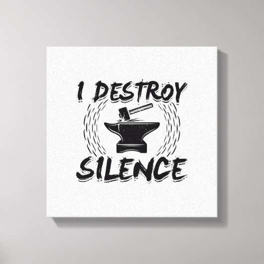 Forging Hobby | Blacksmith Craft Work Forge Gift キャンバスプリント (正面)