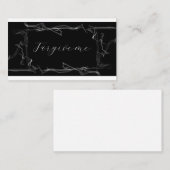 Forgive me card 名刺 (正面/裏面)
