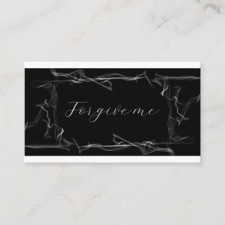 Forgive me card 名刺