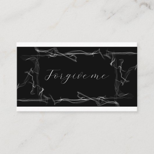 Forgive me card 名刺 (正面)