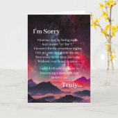 Forgive Me I'm Sorry Card カード (黄色い花)