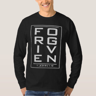 FORGIVEN 1 John 19 Faith Based  Church Tシャツ