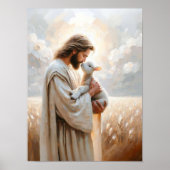 Forgiven, Christian Wall Art, Jesus Leaves the 99 ポスター (正面)