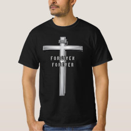 Forgiven Forever Cross T-Shirt | Christian Faith I Tシャツ