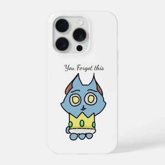 Forgot Your Crown phone case iPhoneケース (裏面)